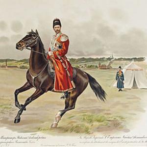 Изображение Царя Николая 2 в форме Конвоя